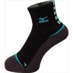 ミズノ mizuno ソックス（ショート丈） 92：ブラック×ブルー