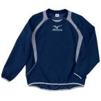 ミズノ MIZUNO　ウインドブレーカーシャツ 14：ネイビー×グレー （62WS27014）