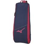 ミズノ MIZUNO ラケットバッグ2 63JD000387 ８７ネイビー×ピンク サイドポケット