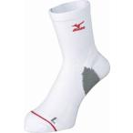ミズノ MIZUNO　ソックス（ショート丈） 62：レッド （A75UF30062）