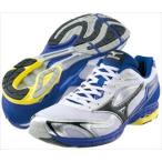 ミズノ MIZUNO　ウエーブイダテンダイナ ワイド（レーシング） 27：ホワイト×ブラック／ブルー （J1GA148727）