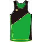 ミズノ MIZUNO レーシングシャツ 35：グリーンxブラックxイエロー