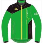 ミズノ MIZUNO ムーヴクロスシャツ 35：クラシックグリーンxブラックxイエロー