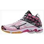 ミズノ MIZUNO ウエーブライトニング Ｚ ＭＩＤ 63：ホワイトxブラックxマゼンタ
