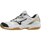 ミズノ MIZUNO CYCLONE SPEED 2 Jr. V1GD191009 ホワイトxブラックxゴールド