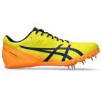 アシックス asics 1093A199 HEATSPRINT 13 FWリクジョウ シューズ(ユニ) BRIGHT YELLOW/BLUE EX