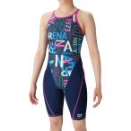  Arena arena SAR-4135W тренировка One-piece леггинсы ( открытый задний * половина нога ) плавание половина леггинсы темно-синий 