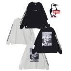 チャムス　CHUMS　スペースブービームーンブラッシュドロングスリーブTシャツ(ロンT/ロングTシャツ)　CH01-2634