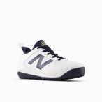  New balance бейсбол для тренировочная обувь Junior для 4040v8 YouthTurfTrainer белый / темно-синий Y40405PG-W