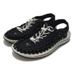 正規品 KEEN キーン UNEEK ユニーク メンズ サンダル BLACK/SILVER BIRCH 1027435
