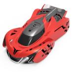 DEERC ラジコンカー 子供 充電式 室内 車おもちゃ 壁を走る 赤外線 リモコンカー 電動RCカー 壁・天井・床 激走カー 誕生日 ギフト プレゼント 贈り物 R-751S 赤