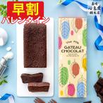 ショッピングチョコ バレンタイン ギフト 2026 チョコ ( 早割 ばらまき 大量 生チョコ まとめ買い チョコ義理 子供 ケーキ チョコレート 限定 スイーツ ) ガトーショコラ 1本 VD47