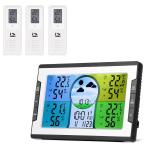 ウェザーステーション コードレス温湿度計