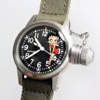 BETTY BOOP ベティ・ブープ のノーズアート  M.R.M.W.ミリタリーウォッチ BUSHIPS WATCH ブシップウオッチ フロッグマン 米海軍特殊部隊UDT モントルロロイ