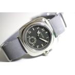 M.R.M WATCH 1930年代の復刻 カルフォニア・ダイヤルウオッチ ユニークダイアル スモールセコンド クッションウォッチ califonia dial watch(BLK)