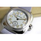 M.R.M WATCH ユニークダイアル 12時間表示のクォーツ腕時計 スモールセコンド モントルロロイ クッションウォッチ califonia dial watch（GLY）