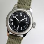アメリカ陸軍航空隊モデルを復刻！M.R.M.W.ミリタリーウォッチ/TYPE A-11/12時間表示のクォーツ腕時計/エルジン