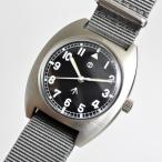 70年代のイギリス空軍ミリタリーウォッチ復刻！M.R.M.W. Royal army watch W-10 ヴィンテージ クォーツ腕時計 モントルロロイ CWC ブロードアロー オマージュ