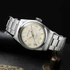 ショッピング自動巻き OUTLINE アウトライン ハニカム模様 自動巻き腕時計 メンズウォッチ 369 Special 男性用腕時計 ビンテージ・デザイン（WHT)