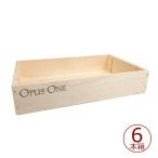 [ outlet ] Opus one 6шт.@ дерево коробка крышка нет [ вино дерево коробка / дерево коробка только ]