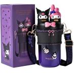 クロミ ちゃん ハンギョドン マイメロ  水筒 550ml シナモン 魔法瓶 保温保冷 水筒 おしゃれ かわいい こども  ストローカップ 直飲み 誕生日 お祝い 記念品