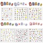 6 шт. комплект симпатичный Snoopy ногти стикер наклейки на ногти водонепроницаемый 3D ногти украшение для девочка, детский ультратонкий ... ногти стикер DIY ногти tool 