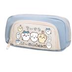 ちいかわ 文房具 筆袋 筆箱 かわいい ペンケース ペン袋 大容量 多機能 おしゃれ ペンケース 帆布 小学生 中学生 高校生 大学生 社会人用 子供用 文具収