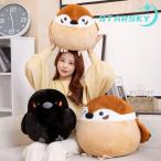 鬼滅の刃 我妻 善逸 鳥 雀 抱き枕 ぬいぐるみ　スズメ　カラス　クッション 肌触り良い グッズ 可愛い　おもちゃ　プレゼント ギフト