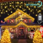 ショッピングクリスマスイルミネーション LEDイルミネーションライト 5M 10M カーテンライト つらら　クリスマスライト ストリングライト 8点灯パターン　ガーデン 植込み 玄関 ベランダ