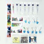 【中古・未使用品】[セット] アーモンドアイ ボールペン7本 / 勝負服ストラップ8点 / ヘアブレスレッド3点 / シール6点 競馬