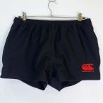 [ б/у ] canterbury регби шорты шорты ковер хлеб 3L черный красный мужской CANTERBURY