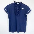 [ б/у ] Yonex рубашка с коротким рукавом M темно-синий женский YONEX теннис одежда 