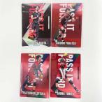 [ б/у ][4 шт. комплект ] Tomita . лошадь / большой .../ глубокий Цу asahi ./. рисовое поле . большой волейбол мужчина . Япония представитель коллекционная карточка twin вафли 