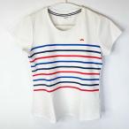 [ б/у ] ellesse короткий рукав футболка игра рубашка M белый EW05130 женский ellesse теннис одежда 