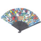 【中古】ラウンドワン×ハローキティ 和柄扇子 ROUND1 Hello Kitty