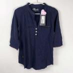 [ б/у * не использовался товар ]Spookss Pooh ks половина кнопка Mirjalai DIN g короткий рукав футболка S темно-синий женский верховая езда верховая езда 