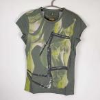 [ б/у * не использовался товар ]EQUILINEeki линия короткий рукав футболка DONNA TANGOlai DIN g рубашка XS H00707 женский верховая езда одежда верховая езда 