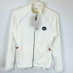 [ б/у * не использовался товар ]Chriwenk куб.м n половина Zip длинный рукав lai DIN g рубашка Gladys S белый женский верховая езда верховая езда 