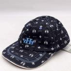 [ б/у * не использовался товар ]HV POLO Baseball Cap колпак шляпа темно-синий женский верховая езда верховая езда 