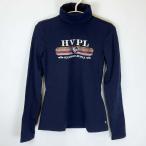 [ б/у * не использовался товар ]HV POLO BLAZE с высоким воротником стрейч lai DIN g рубашка длинный рукав S темно-синий женский верховая езда верховая езда 