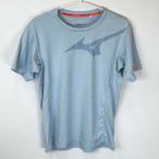 [ б/у ] Mizuno dry футболка короткий рукав Quick dry PLUS M голубой 32MAA026 MIZUNO спорт одежда 