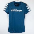 [ б/у * не использовался товар ]NOEL ASMARno L as Maar стрейч S/S короткий рукав lai DIN g рубашка футболка XS AE2018 женский верховая езда верховая езда 