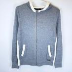 [ б/у * не использовался товар ]NOEL ASMARno L as Maar Zip выше вязаный кардиган тонкий S серый AE2067 женский верховая езда верховая езда 