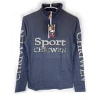 [ б/у * не использовался товар ]Chriwenk куб.м n стрейч половина Zip длинный рукав lai DIN g рубашка CW-2021-04 женский верховая езда верховая езда 