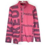 [ б/у * не использовался товар ]pi машина половина Zip ENNIElai DIN g рубашка стрейч длинный рукав 38 красный 827200 женский PIKEUR верховая езда верховая езда 