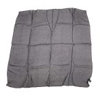 [ б/у * не использовался товар ]Accademia Italiana красный te mia Италия -na шелк шарф с логотипом 60×60cm Brown верховая езда верховая езда 