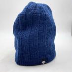 [ б/у ] Descente вязаная шапка Beanie шляпа F темно-синий DKC-6213 DESCENTE