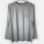 [ б/у * не использовался товар ]Almond миндаль доска для серфинга дизайн L/S Tee длинный рукав Rush Guard L серый GP-007 унисекс 