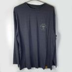 [ б/у * не использовался товар ]Almond миндаль доска для серфинга дизайн L/S Tee длинный рукав Rush Guard L черный GP-007 унисекс 