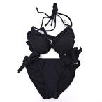 [ б/у * не использовался товар ]Big Apples большой Apple z бикини размер 9M черный женский купальный костюм 